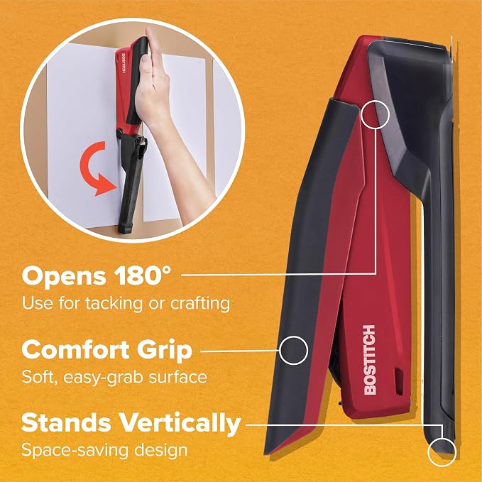 Bostitch Office Executive 3 in 1 Stapler, Includes 210 Staples and Integrated - Image 7