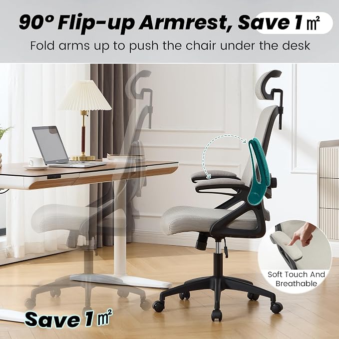 Fizzin Ergonomic Office Chair, 400 LBS Computer Chairs - Image 7