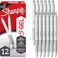 Sharpie S-Gel Gel Pens, Pearl White Body, Medium Point, Note-Taking, Office by Unknown