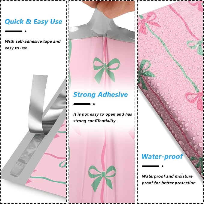Poly Mailer 10x13 Inch 25 Pcs, Waterproof and Tear-Resistant Shipping Bags - Image 3