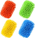 Zonon 4 Pieces Dry Erase Eraser Microfiber Shag Washable Whiteboard Eraser by Zonon