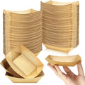 Oomcu 200 Pack 1/4 lb Disposable Kraft Brown Paper Food Boats Nacho Trays by Oomcu