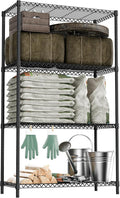 M MZG 2400LBS 35.5" W Standing Shelf Units Wire Rust-Proof Outdoor Storage by MEIGAOPLASTICANDMETALHKCOLIMITED