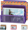EASEPRES Desk Mail Organizer, Office Small Desktop Metal Mesh Envelope Letter by EASEPRES