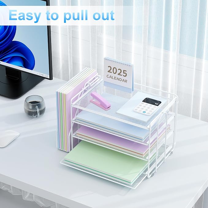 Spacrea Desk Organizers and Accessories, Paper Organizer - Image 6