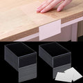 Containlol 30 Pcs Moveable Shelf Label Holders Clear Transparent Plastic by Containlol