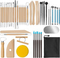 Amrules Clay Tools Kit, Practical Polymer Clay Sculpting Tools Kit, Air Dry by Amrules