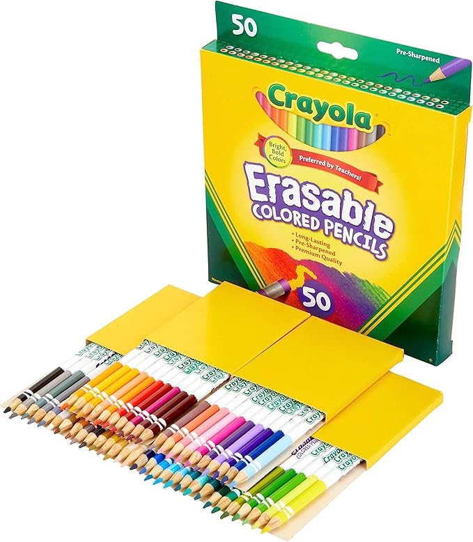 Crayola Erasable Colored Pencils, Back to School Supplies - Image 2
