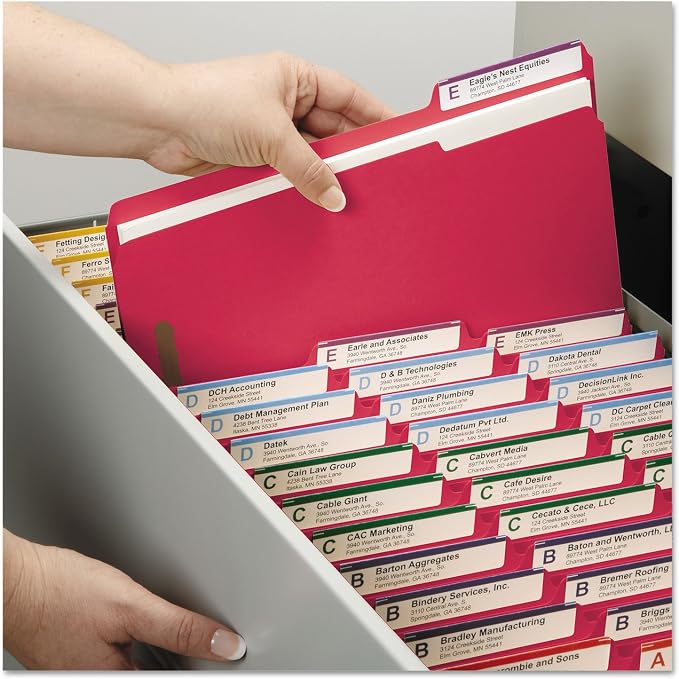 Pendaflex Fastener Folders, 2 Fasteners, Letter Size, 1/3 Cut Tabs in Left - Image 8