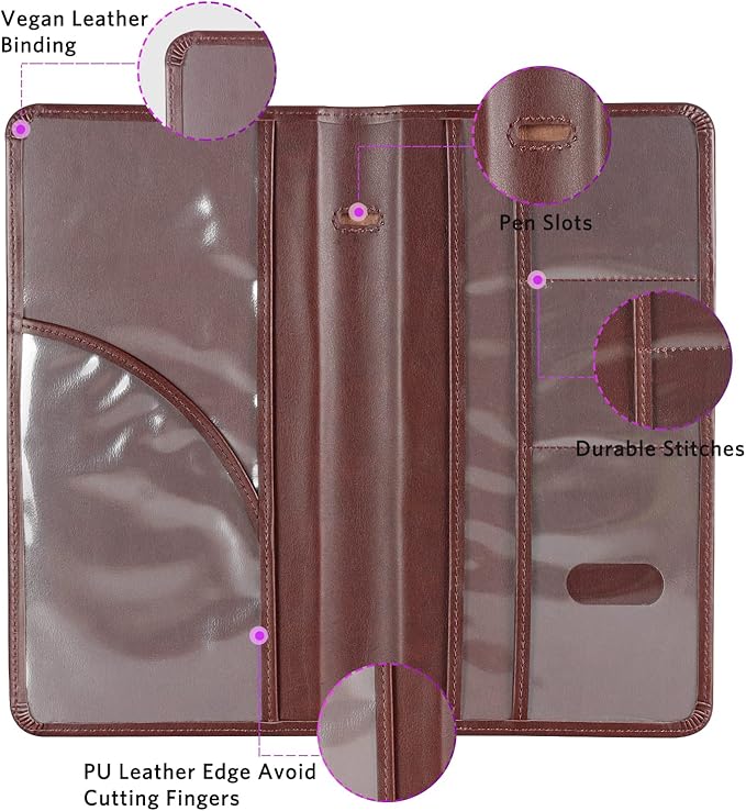 CoBak Premium Faux Leather Car Document Holder - Image 2