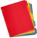 Blue Summit Supplies 5 Tab Heavy Duty Plastic Dividers by BlueSummitSupplies