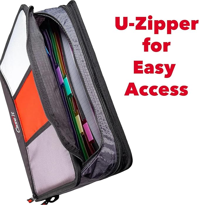 Case-it The Mighty Zip Tab Zipper Binder - Image 7