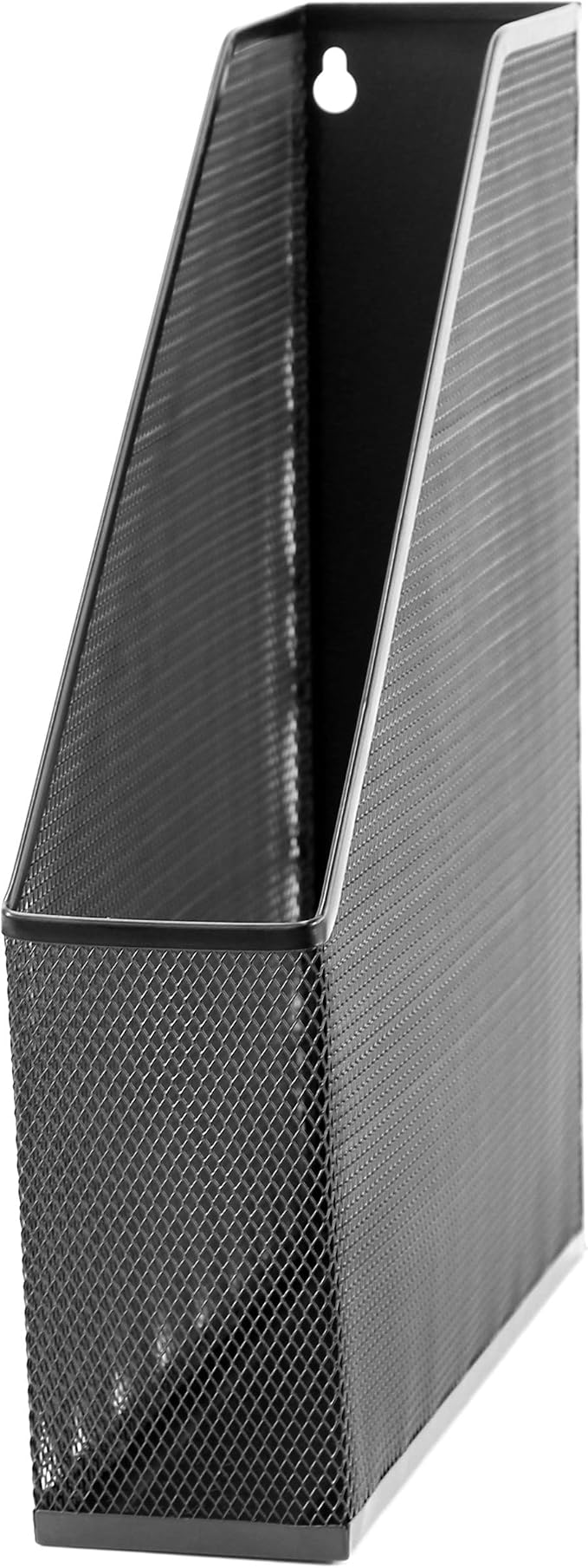 U Brands Mesh Steel Magazine File Holder, 12.5" x 9.8" x 3", Desk Organizer by UBrands