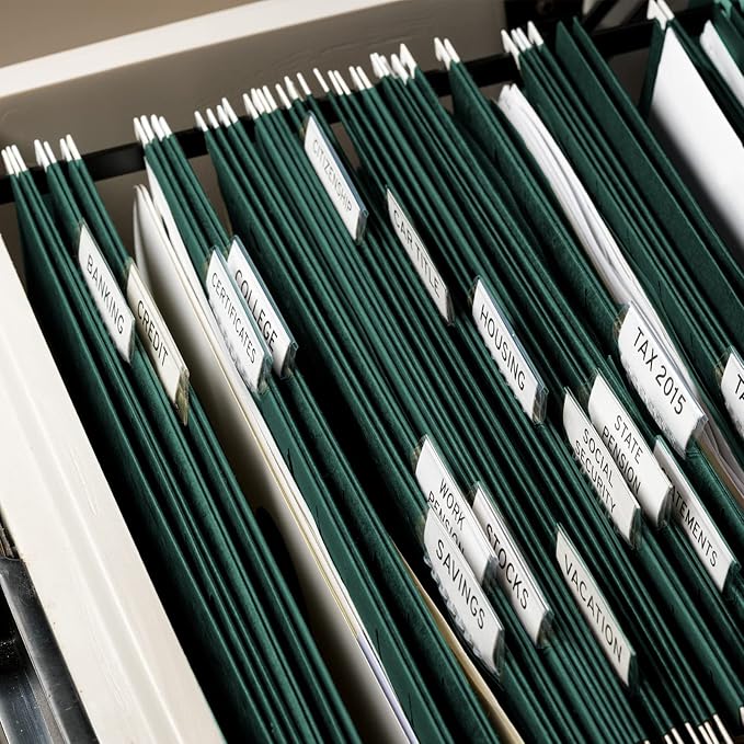 HERKKA Extra Capacity Hanging File Folders, 60 Pack Reinforced Letter Size - Image 7