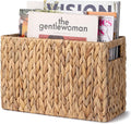 StorageWorks Hand-Woven Magazine Holder, Magazine Wicker Basket by StorageWorks