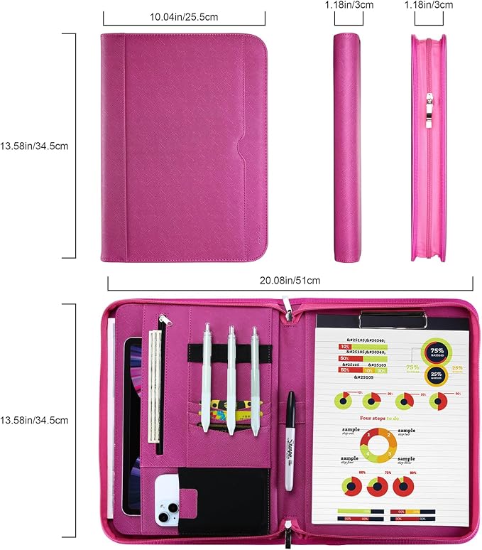 ProCase Portfolio Business Padfolio Folder - Image 7
