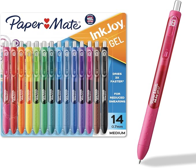 Paper Mate InkJoy Gel Pens, Medium Point, Back to School, Teacher Supplies by Unknown