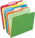 Pendaflex Two-Tone Color File Folders, Letter Size, 1/3 Cut, 100 per box by TOPSProducts