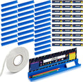 PerKoop 30 Pcs Classroom Desk Name Plates Holder Set Index Cards Storage by PerKoop