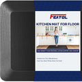 FEATOL Anti Fatigue Mat for Standing, 9/10 Extra Thick Ergonomic Standing Desk by FEATOL