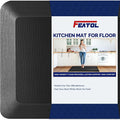 FEATOL Anti Fatigue Mat for Standing, 9/10 Extra Thick Ergonomic Standing Desk by FEATOL