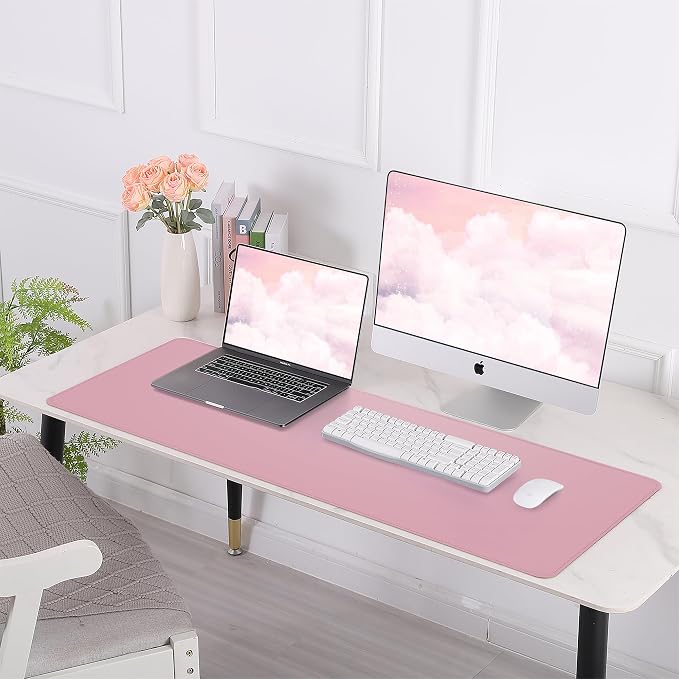 AFIING Leather Desk Pad Protector, Large Desk Mat - Image 7