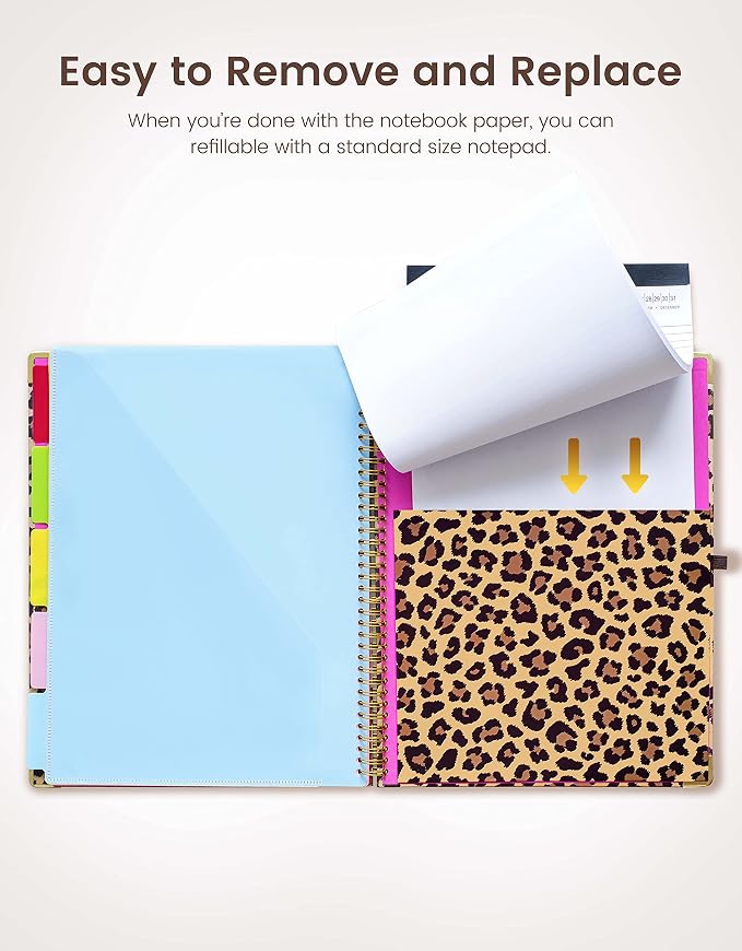 Mymazn Clipboard with Storage, Clipboards Folio with Refillable 11"x8.5" Legal - Image 4