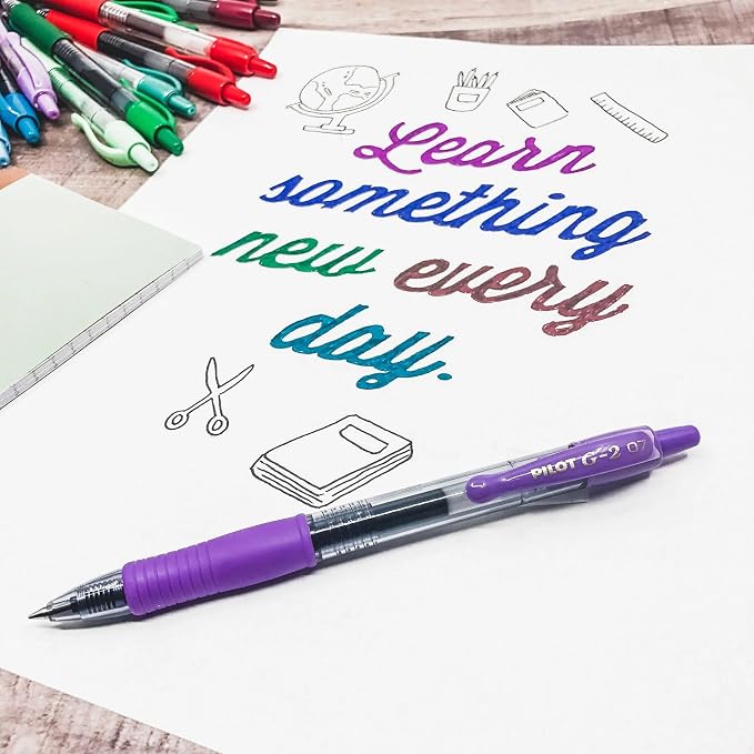 Pilot G2 Pens, Premium Refillable And Retractable Gel Ink Pens Fine Point 0.7mm - Image 7