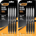 BIC Black Ballpoint Pens, Medium Point 1.0mm | Retractable | Ultra Smooth by BIC