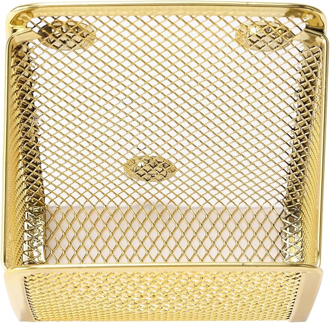 Magnetic Pencil Holder, Mesh Stainless Steel Pen Basket, Metal Writing Utensil - Image 5