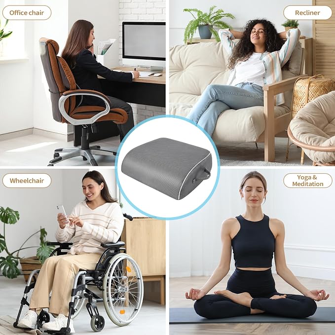 Thick Chair Cushions, Office Booster Seat Cushion to Tailbone Pain Relief - Image 7