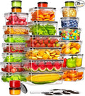 50 Piece Food Storage Containers by Canfanni