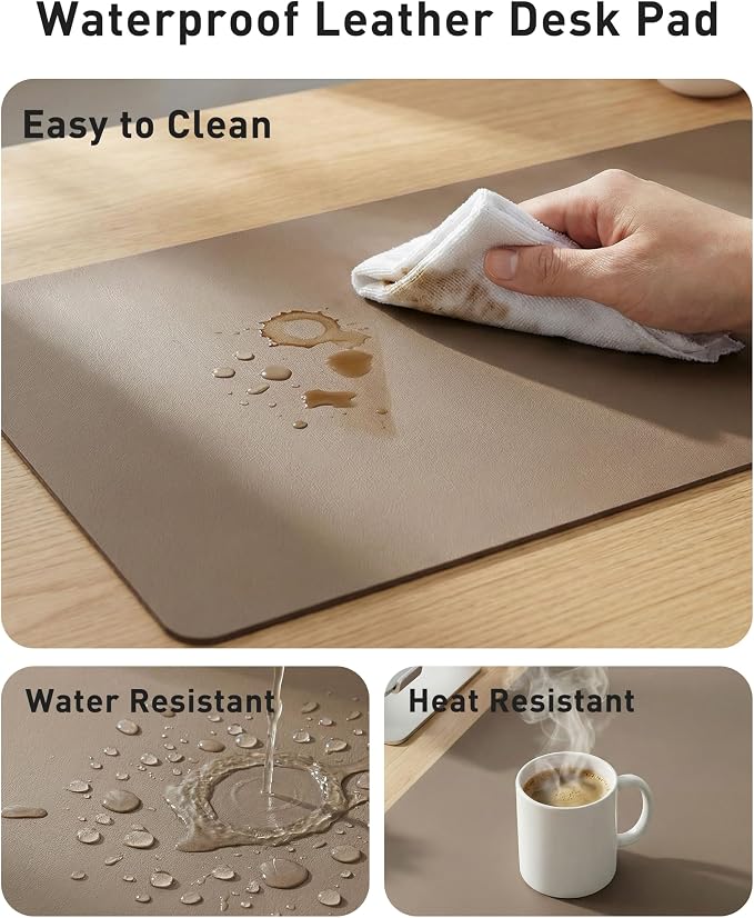 Aothia Faux Leather Desk Mat - Image 7
