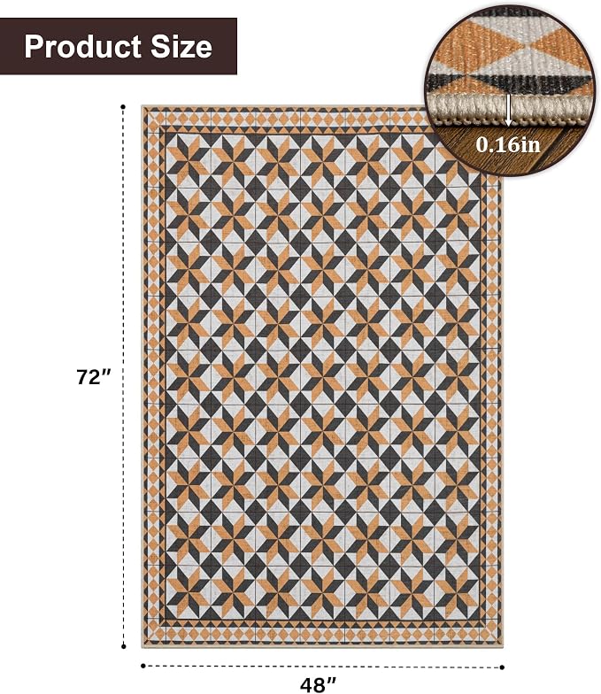 chakme Office Chair Mat for Hardwood Floor, Machine Wash - Image 2