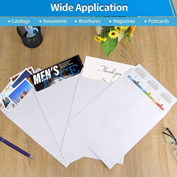 20 Pack Catalog Envelopes Self Seal, 9 x 12 Inches Catalog Mailing Envelopes - Image 6
