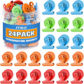 24 Pack Magnetic Clips Fridge Magnets Whiteboard Magnets, Magnet Clips by JTIEO