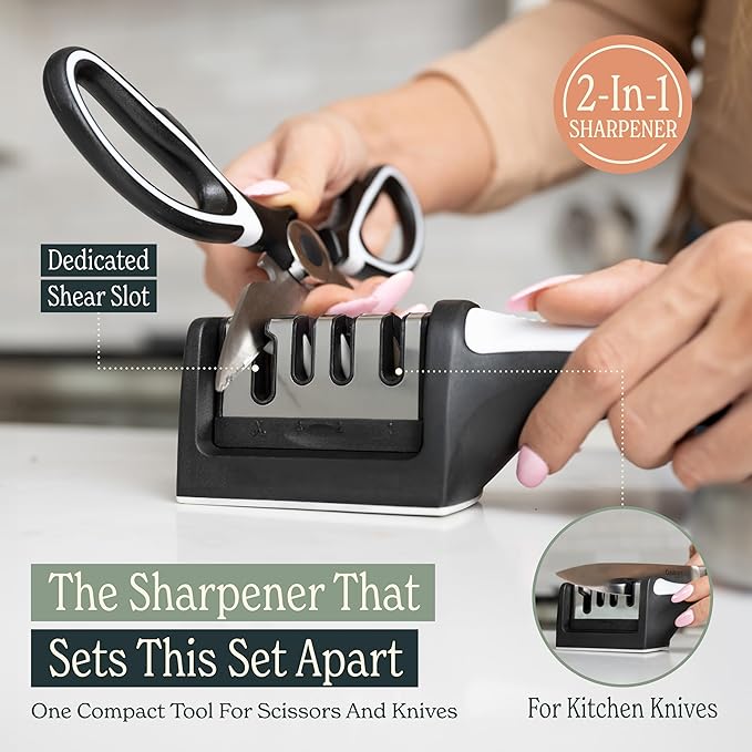 Heavy Duty Kitchen Shears With Sharpener - Image 5