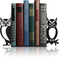 Geelin Owl Bookends for Shelves Decorative Metal Book Ends Set of 2 Styles by Geelin