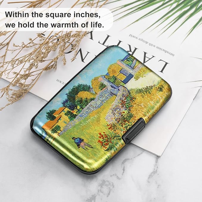 ELFISH Mini RFID Aluminum Wallet Credit Cards Holder Business Card Case Metal - Image 6