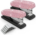 2 Pack Bling Crystal Stapler Sparkly Diamond Stapler by Unknown