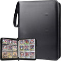 Portable 9-Pocket Trading Card Binder, Holds 1080 Cards by Unknown