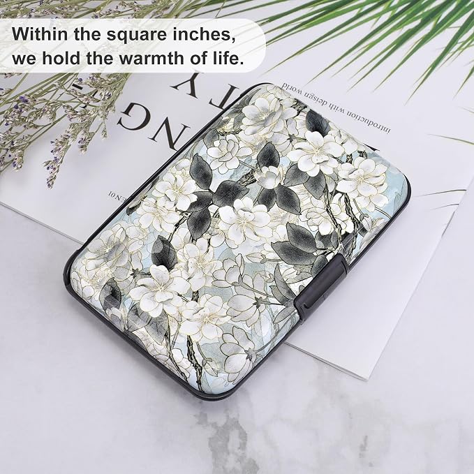 ELFISH Mini RFID Aluminum Wallet Credit Cards Holder Business Card Case Metal - Image 6