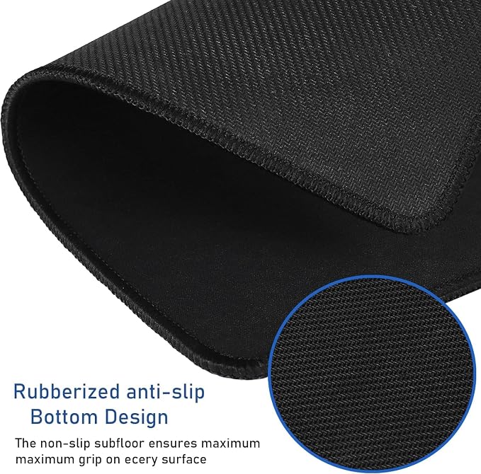 Large Mouse Pad, Durable Non-Slip Natural Rubber Base Desk Mousepad - Image 4
