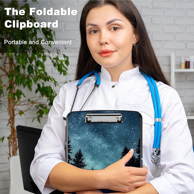 Clipboard with Storage, Heavy Duty Plastic Storage Clipboard with Low Profile - Image 5