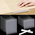 Containlol 30 Pcs Moveable Shelf Label Holders Clear Transparent Plastic by Containlol