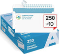 Aimoh 250 Custom Printed #10 Security Self Seal Envelopes -Personalized by Aimoh