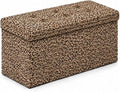 ALASDO 30 Inch Folding Storage Ottoman Bench by ALASDO