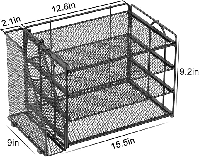 Spacrea Desk Organizers and Accessories, Paper Organizer - Image 5
