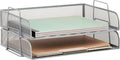 Mind Reader Stackable Paper Tray, Desktop Organizer, File Storage, Metal Mesh by MindReader