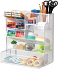 Mesh Pen Organizer for Desk, Large Capacity Storage for School Office Home by Unknown